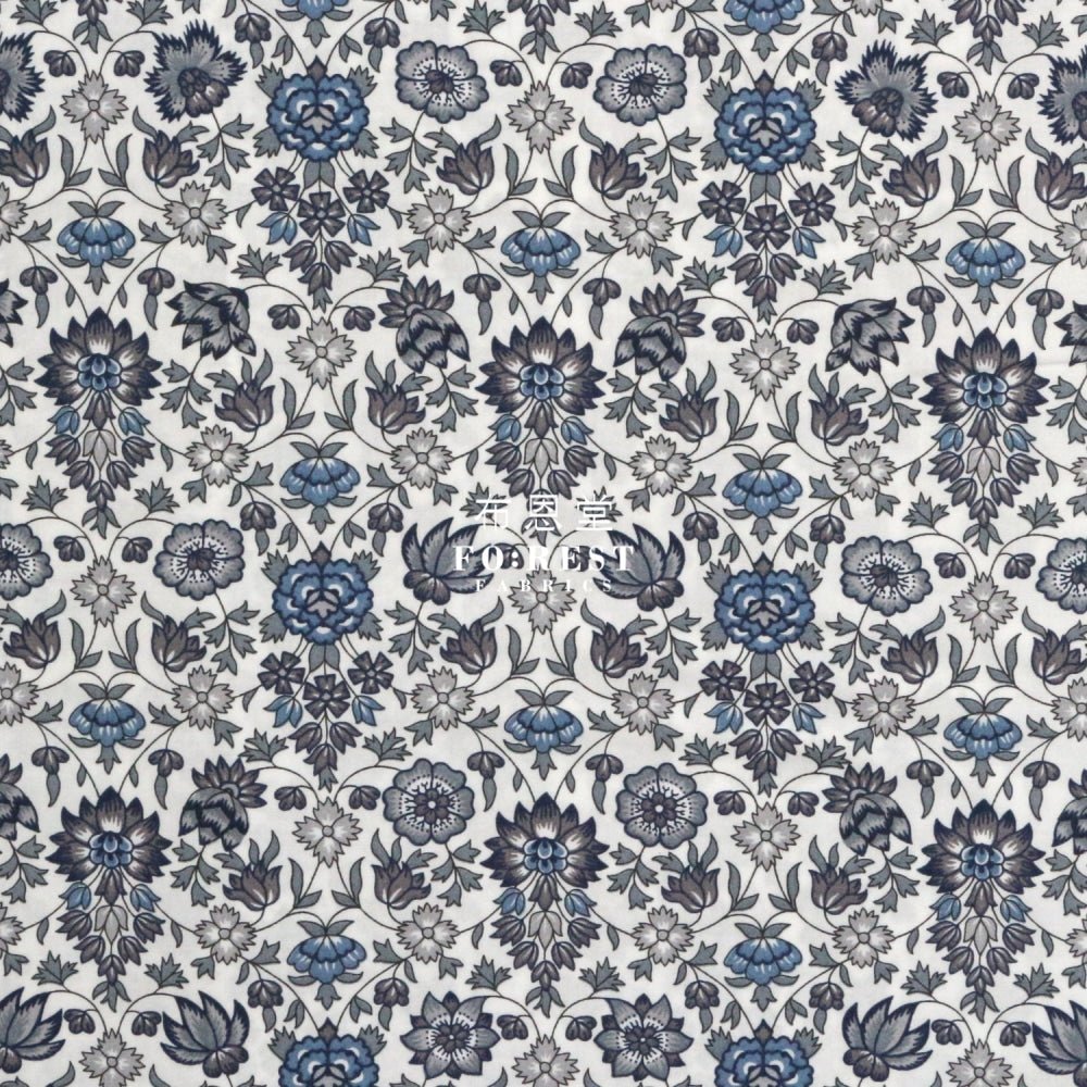 Liberty of London (Cotton Poplin Fabric) - Palampore Trail - FO:REST Fabric 布恩堂Liberty fabrictana lawnjapanese fabricykk zipper