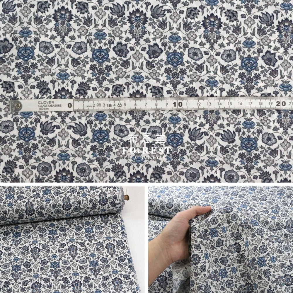 Liberty of London (Cotton Poplin Fabric) - Palampore Trail - FO:REST Fabric 布恩堂Liberty fabrictana lawnjapanese fabricykk zipper