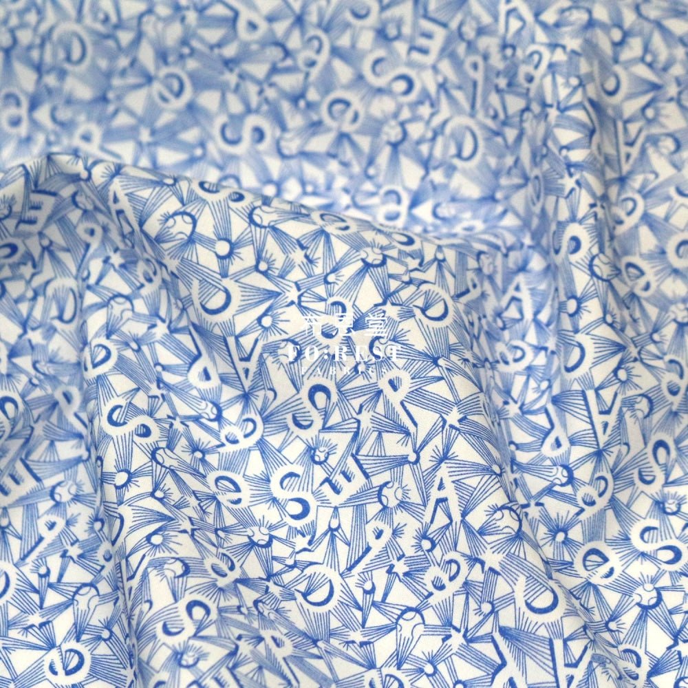 Liberty of London (Cotton Poplin Fabric) - Spaceman - FO:REST Fabric 布恩堂Liberty fabrictana lawnjapanese fabricykk zipper