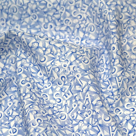 Liberty of London (Cotton Poplin Fabric) - Spaceman - FO:REST Fabric 布恩堂Liberty fabrictana lawnjapanese fabricykk zipper