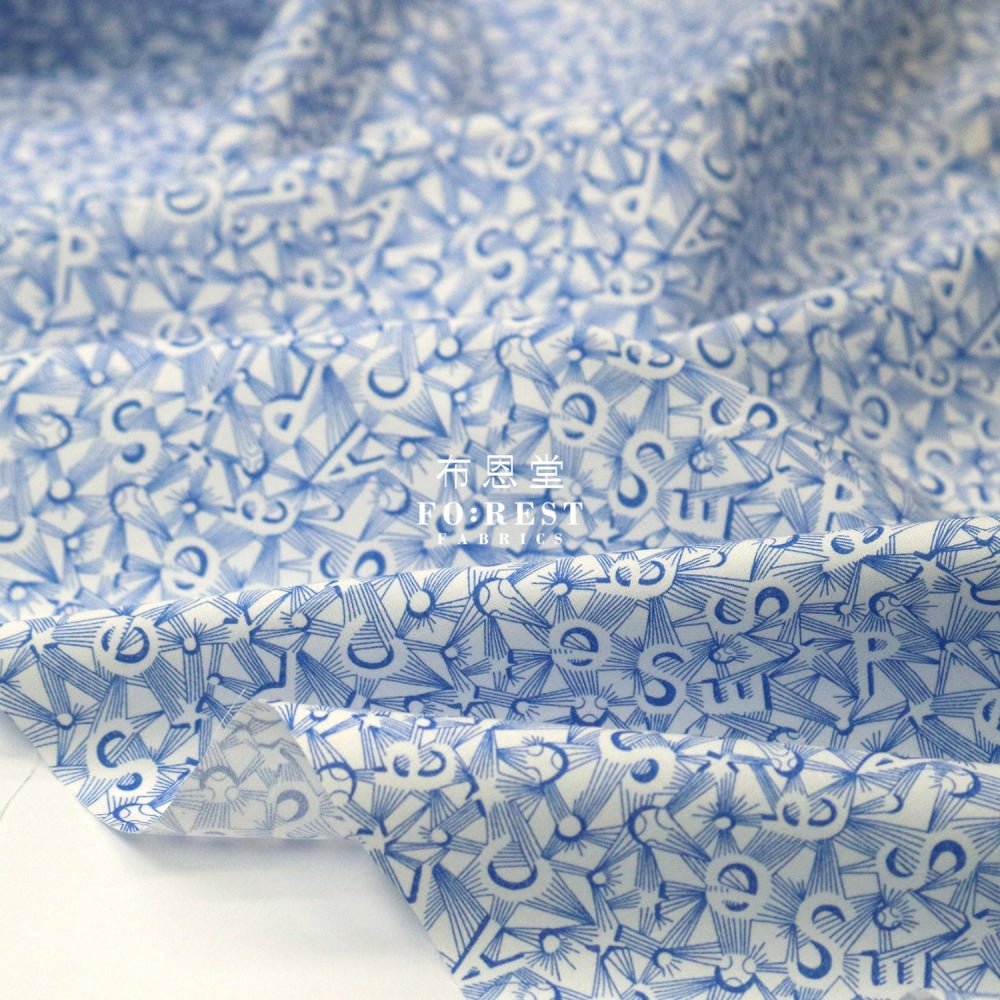 Liberty of London (Cotton Poplin Fabric) - Spaceman - FO:REST Fabric 布恩堂Liberty fabrictana lawnjapanese fabricykk zipper