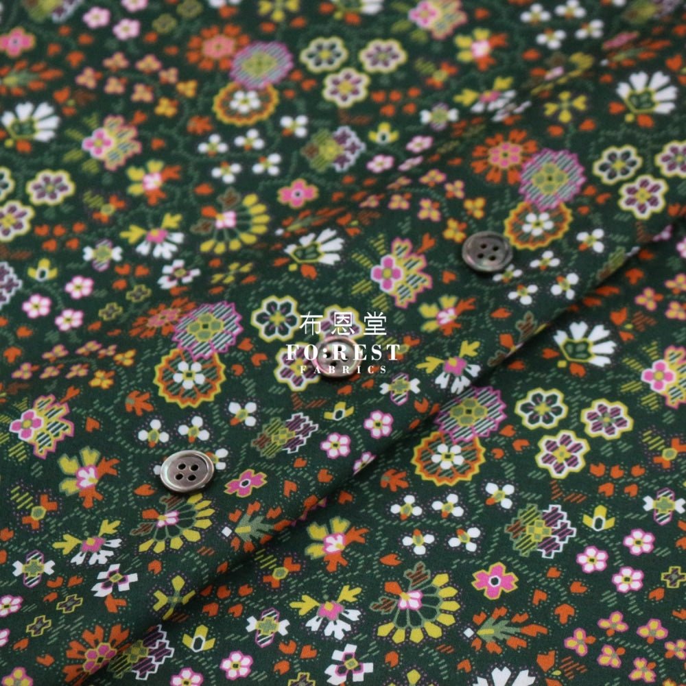 Liberty of London (Cotton Tana Lawn Fabric) - Alastair Felicity - FO:REST Fabric 布恩堂Liberty fabrictana lawnjapanese fabricykk zipper