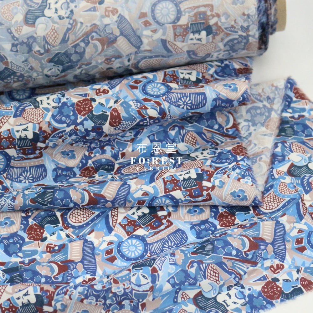 Liberty of London (Cotton Tana Lawn Fabric) - Amanda's Opera Blue - FO:REST Fabric 布恩堂Liberty fabrictana lawnjapanese fabricykk zipper