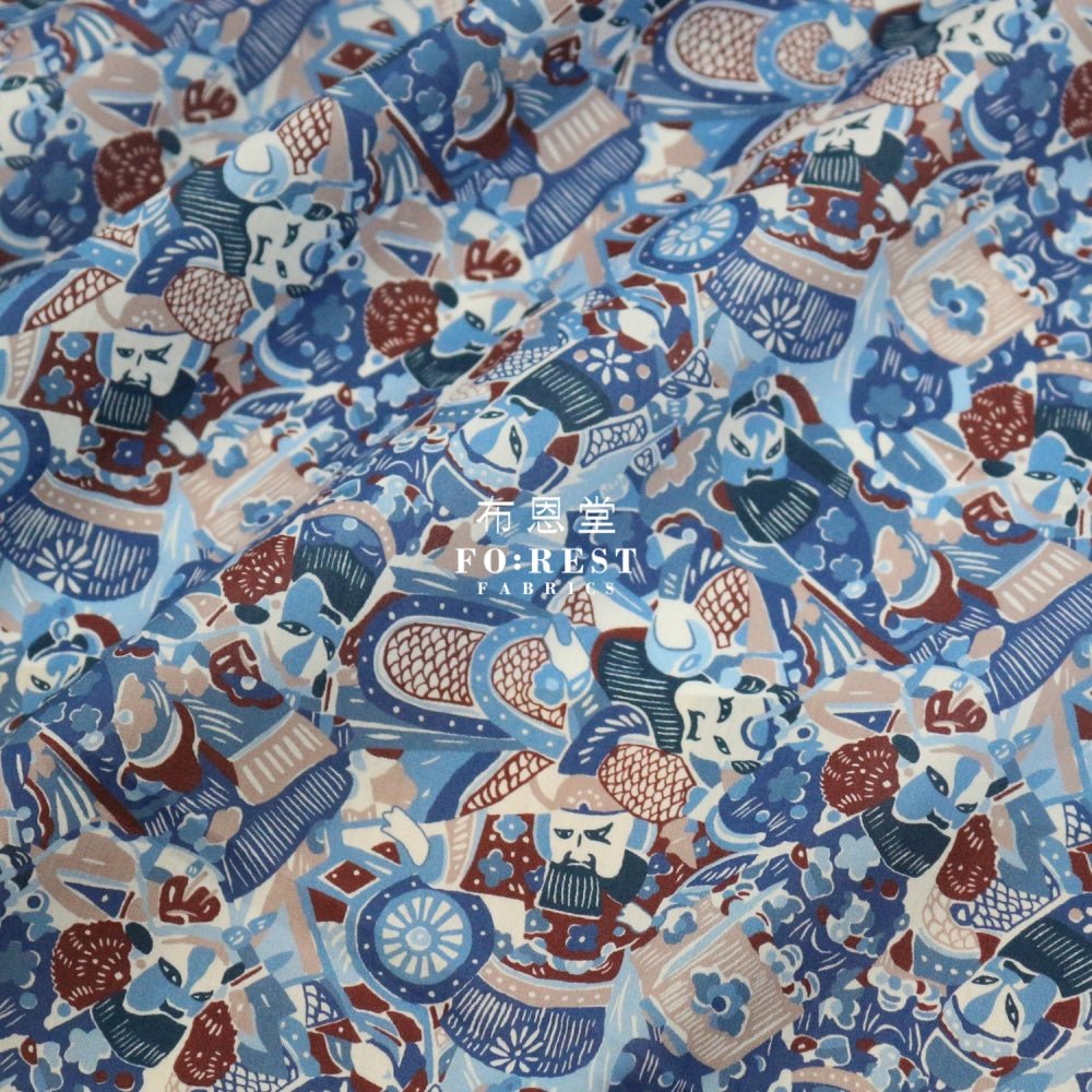 Liberty of London (Cotton Tana Lawn Fabric) - Amanda's Opera Blue - FO:REST Fabric 布恩堂Liberty fabrictana lawnjapanese fabricykk zipper