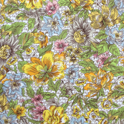 Liberty Of London (Cotton Tana Lawn Fabric) - Anthem Blooms Yellow Cotton