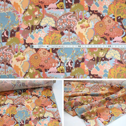 Liberty Of London (Cotton Tana Lawn Fabric) - Arboretum Valley Brown Cotton