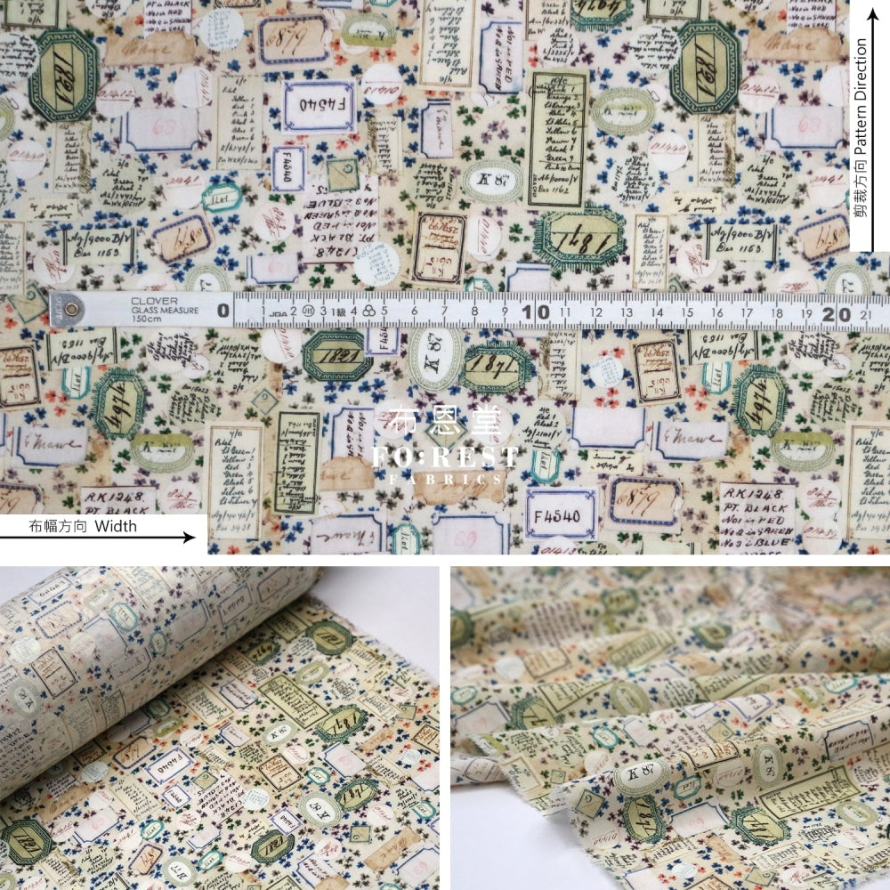 Liberty Of London (Cotton Tana Lawn Fabric) - Archive Allsorts Cotton