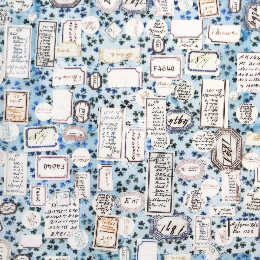 Liberty Of London (Cotton Tana Lawn Fabric) - Archive Allsorts Blue Cotton