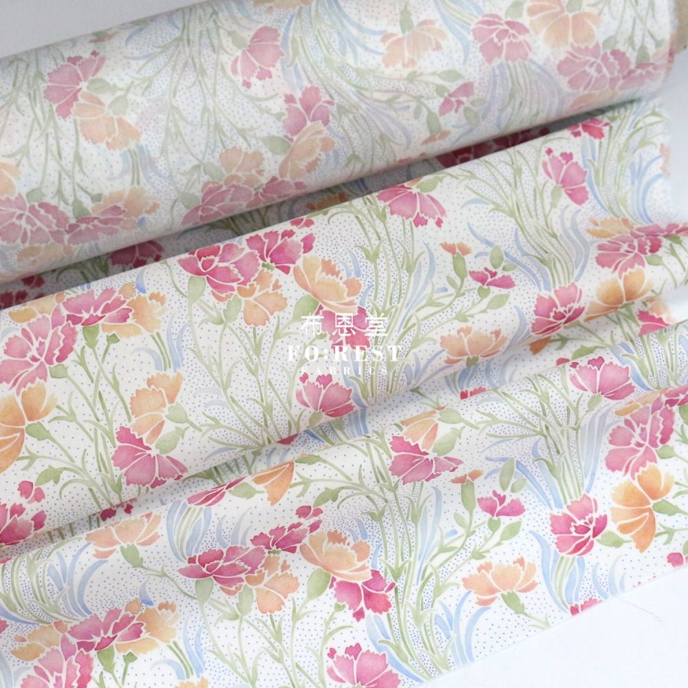 Liberty of London (Cotton Tana Lawn Fabric) - Aurelia Pink - FO:REST Fabric 布恩堂Liberty fabrictana lawnjapanese fabricykk zipper