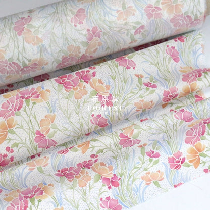 Liberty of London (Cotton Tana Lawn Fabric) - Aurelia Pink - FO:REST Fabric 布恩堂Liberty fabrictana lawnjapanese fabricykk zipper