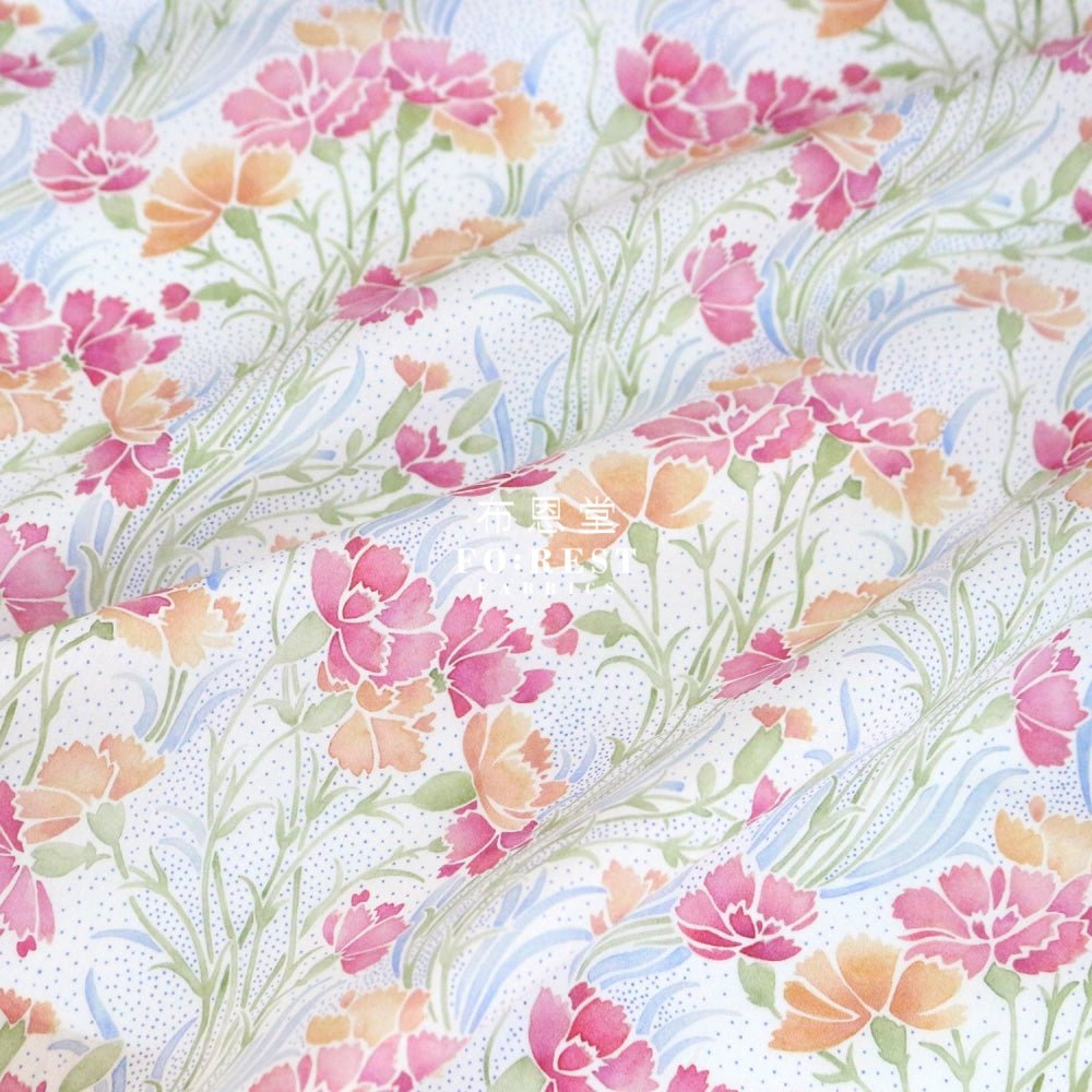 Liberty of London (Cotton Tana Lawn Fabric) - Aurelia Pink - FO:REST Fabric 布恩堂Liberty fabrictana lawnjapanese fabricykk zipper