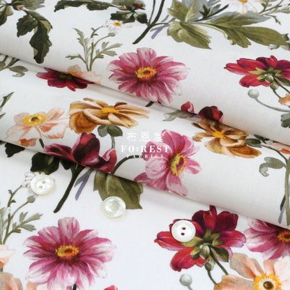 Liberty of London (Cotton Tana Lawn Fabric) - Barbara Covington - FO:REST Fabric 布恩堂Liberty fabrictana lawnjapanese fabricykk zipper