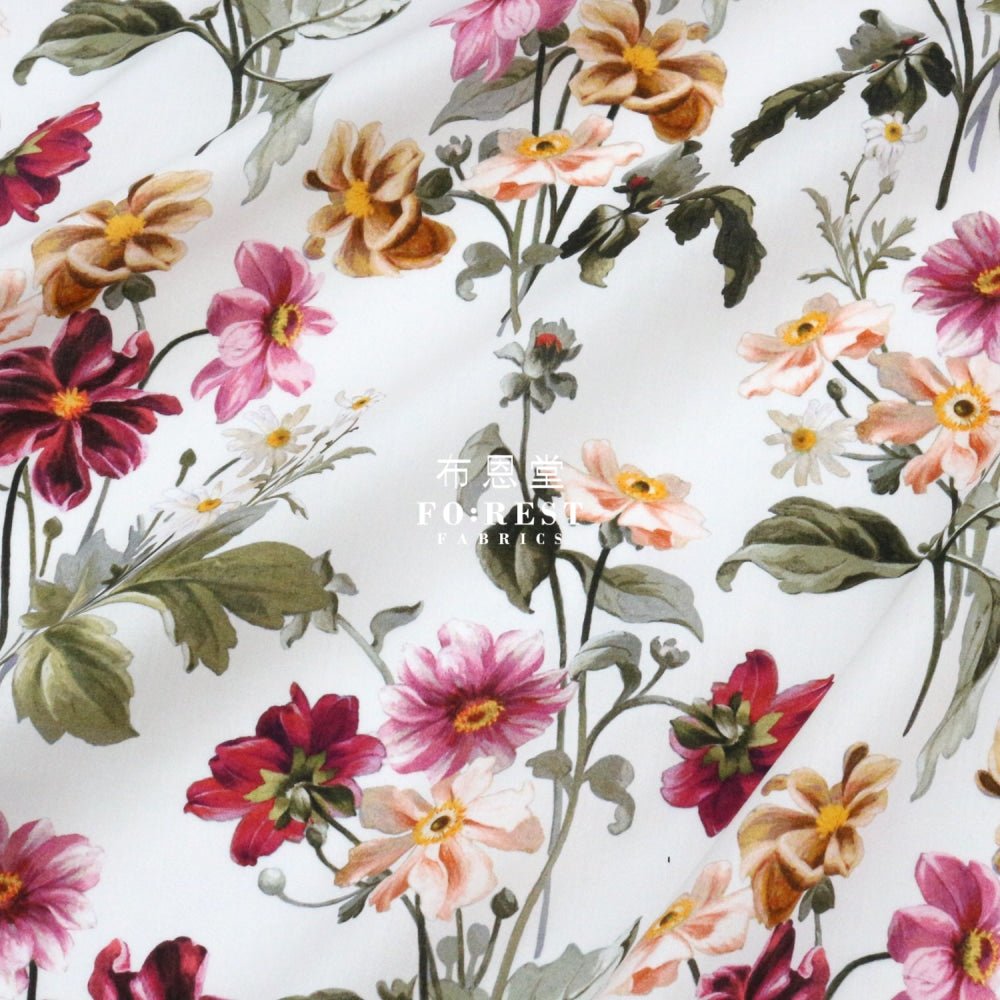 Liberty of London (Cotton Tana Lawn Fabric) - Barbara Covington - FO:REST Fabric 布恩堂Liberty fabrictana lawnjapanese fabricykk zipper