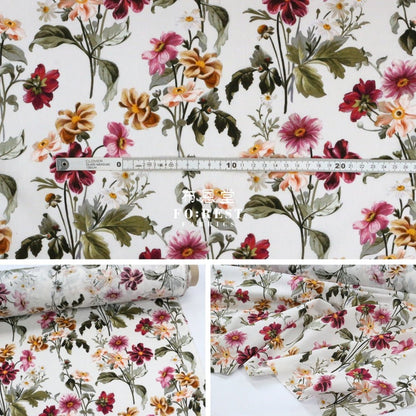 Liberty of London (Cotton Tana Lawn Fabric) - Barbara Covington - FO:REST Fabric 布恩堂Liberty fabrictana lawnjapanese fabricykk zipper