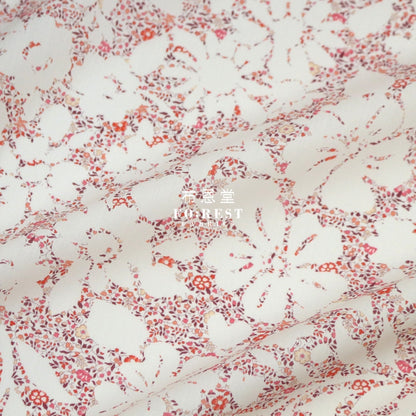 Liberty Of London (Cotton Tana Lawn Fabric) - Bellas Silhouette Pink Cotton