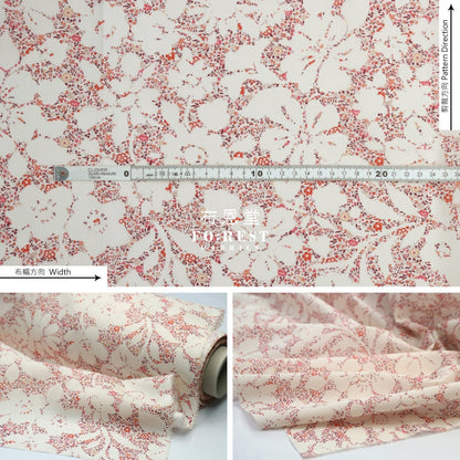 Liberty Of London (Cotton Tana Lawn Fabric) - Bellas Silhouette Pink Cotton