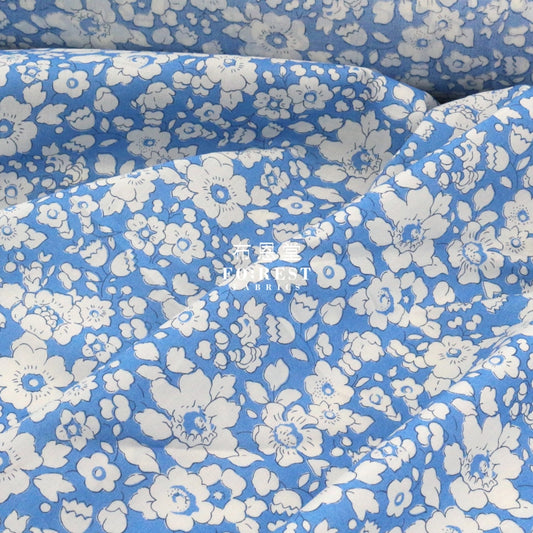 Liberty Of London (Cotton Tana Lawn Fabric) - Betsy Boo Blue Cotton