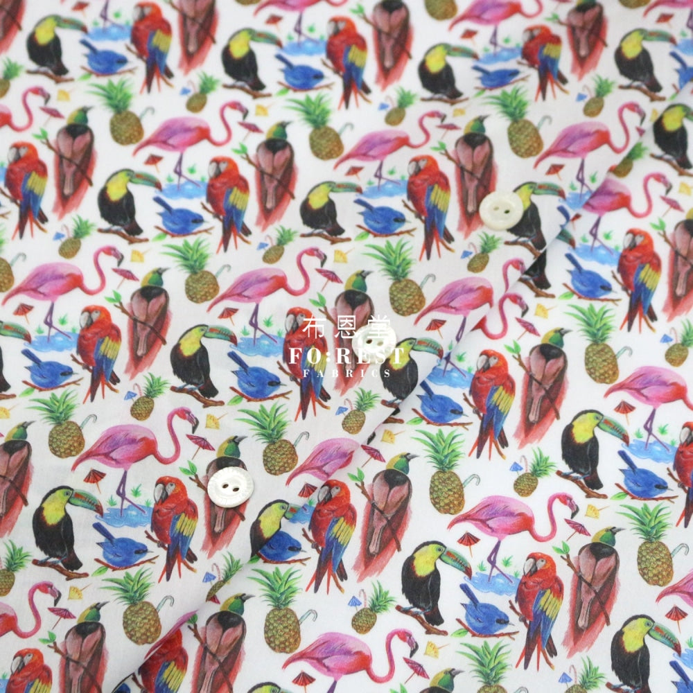 Liberty Of London (Cotton Tana Lawn Fabric) - Birds Paradise Cotton