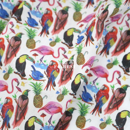 Liberty Of London (Cotton Tana Lawn Fabric) - Birds Paradise Cotton