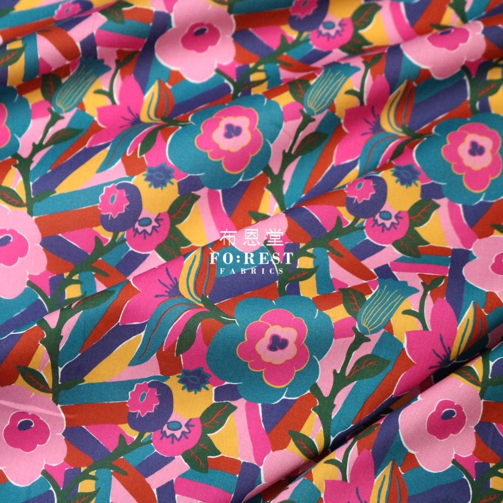 Liberty of London (Cotton Tana Lawn Fabric) - Bloombury YW - FO:REST Fabric 布恩堂Liberty fabrictana lawnjapanese fabricykk zipper