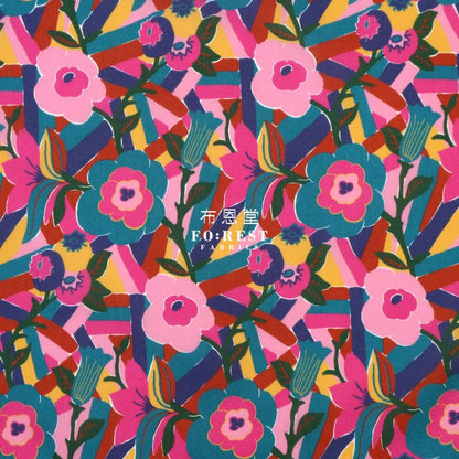 Liberty of London (Cotton Tana Lawn Fabric) - Bloombury YW - FO:REST Fabric 布恩堂Liberty fabrictana lawnjapanese fabricykk zipper