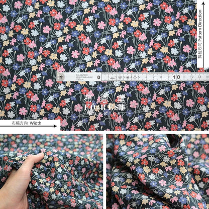 Liberty of London (Cotton Tana Lawn Fabric) - BUTTERCUP - FO:REST Fabric 布恩堂Liberty fabrictana lawnjapanese fabricykk zipper