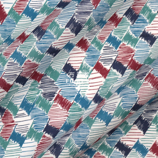 Liberty Of London (Cotton Tana Lawn Fabric) - Crayon Check Cotton