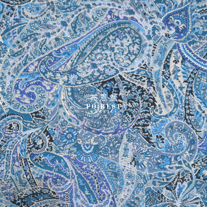 Liberty Of London (Cotton Tana Lawn Fabric) - Dana Sharmin Blue Cotton
