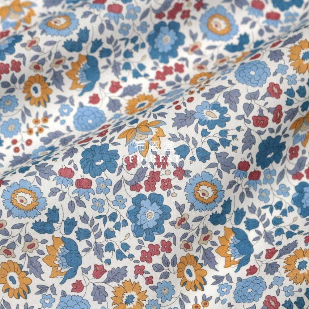 Liberty of London (Cotton Tana Lawn Fabric) - DANJO 40TH - FO:REST Fabric 布恩堂Liberty fabrictana lawnjapanese fabricykk zipper