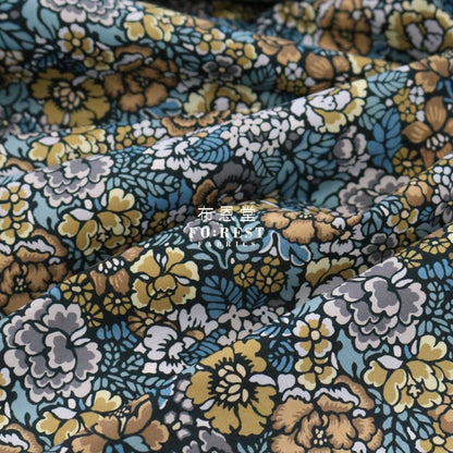 Liberty of London (Cotton Tana Lawn Fabric) - Deco Garden Green - FO:REST Fabric 布恩堂Liberty fabrictana lawnjapanese fabricykk zipper