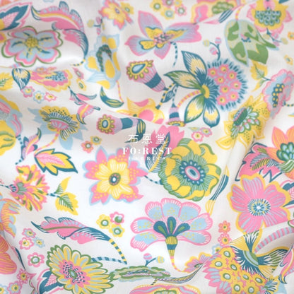 Liberty of London (Cotton Tana Lawn Fabric) - Delft Dream - FO:REST Fabric 布恩堂Liberty fabrictana lawnjapanese fabricykk zipper