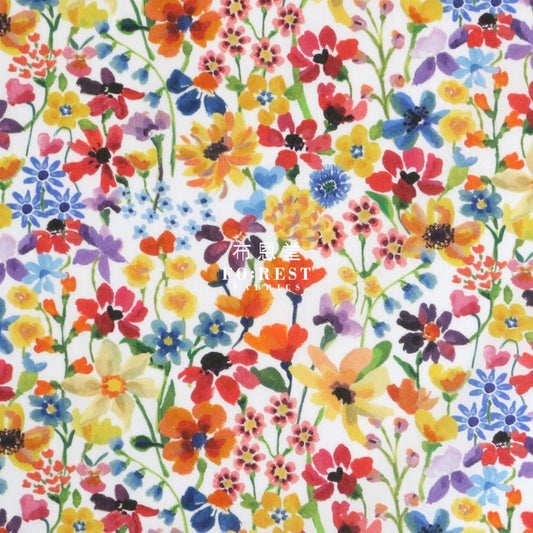 Liberty of London (Cotton Tana Lawn Fabric) - Dreams of Summer A - FO:REST Fabric 布恩堂Liberty fabrictana lawnjapanese fabricykk zipper
