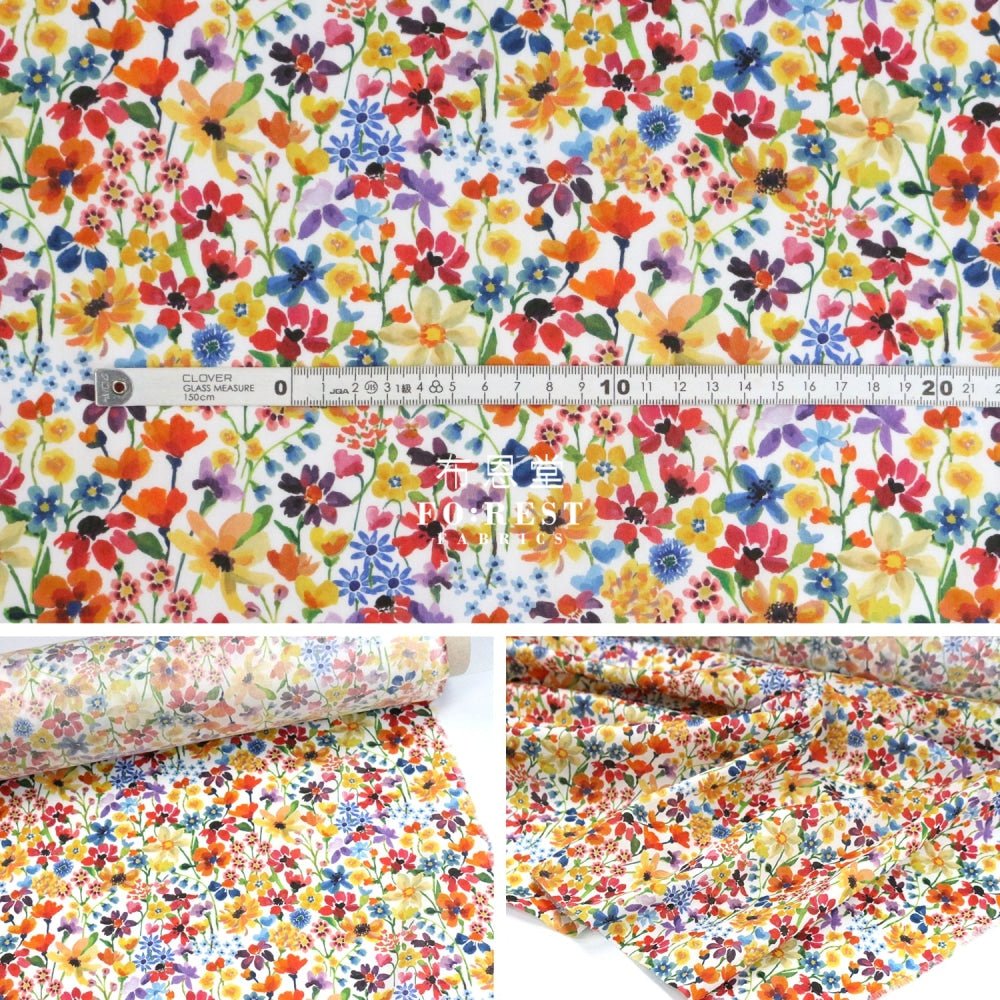 Liberty of London (Cotton Tana Lawn Fabric) - Dreams of Summer A - FO:REST Fabric 布恩堂Liberty fabrictana lawnjapanese fabricykk zipper