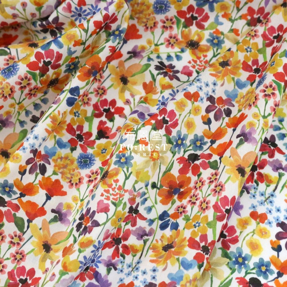 Liberty of London (Cotton Tana Lawn Fabric) - Dreams of Summer A - FO:REST Fabric 布恩堂Liberty fabrictana lawnjapanese fabricykk zipper