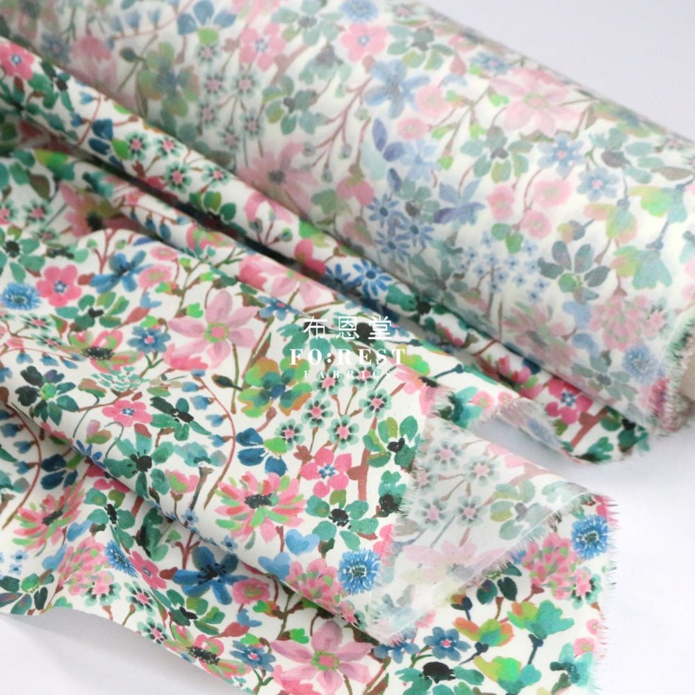 Liberty of London (Cotton Tana Lawn Fabric) - Dreams of Summer C - FO:REST Fabric 布恩堂Liberty fabrictana lawnjapanese fabricykk zipper
