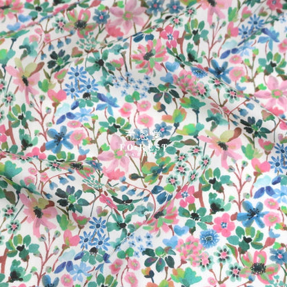 Liberty of London (Cotton Tana Lawn Fabric) - Dreams of Summer C - FO:REST Fabric 布恩堂Liberty fabrictana lawnjapanese fabricykk zipper