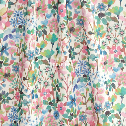 Liberty of London (Cotton Tana Lawn Fabric) - Dreams of Summer C - FO:REST Fabric 布恩堂Liberty fabrictana lawnjapanese fabricykk zipper