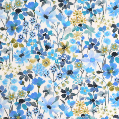 Liberty Of London (Cotton Tana Lawn Fabric) - Dreams Summer Blue Cotton