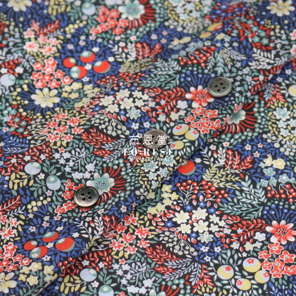 Liberty Of London (Cotton Tana Lawn Fabric) - Elderberry Cotton