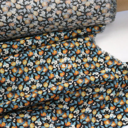 Liberty Of London (Cotton Tana Lawn Fabric) - Elving Orchard Orange Cotton