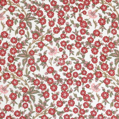 Liberty Of London (Cotton Tana Lawn Fabric) - Empress Red Cotton