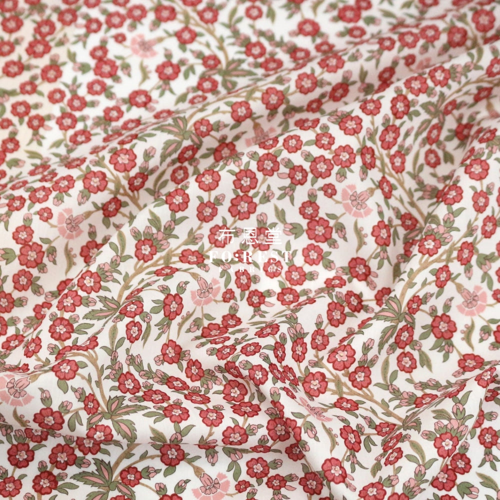 Liberty Of London (Cotton Tana Lawn Fabric) - Empress Red Cotton