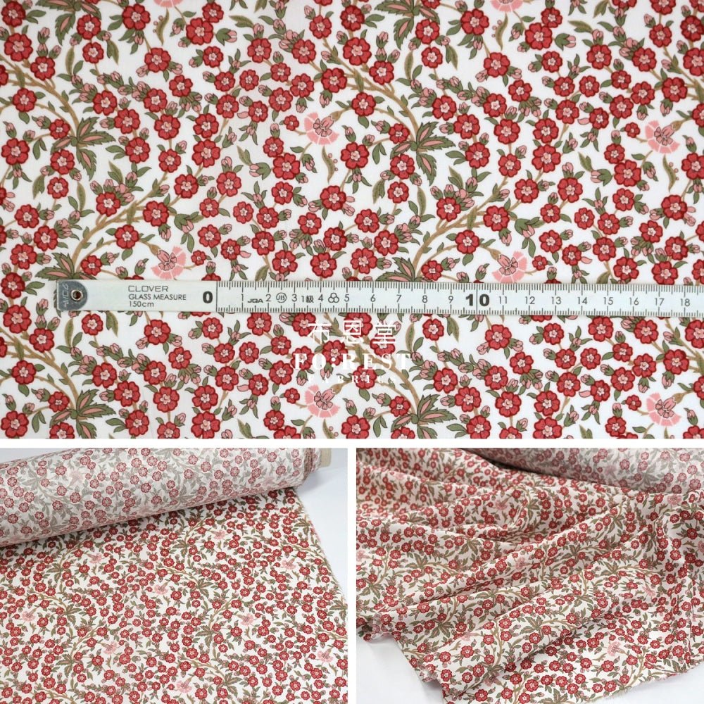 Liberty of London (Cotton Tana Lawn Fabric) - Empress - FO:REST Fabric 布恩堂Liberty fabrictana lawnjapanese fabricykk zipper