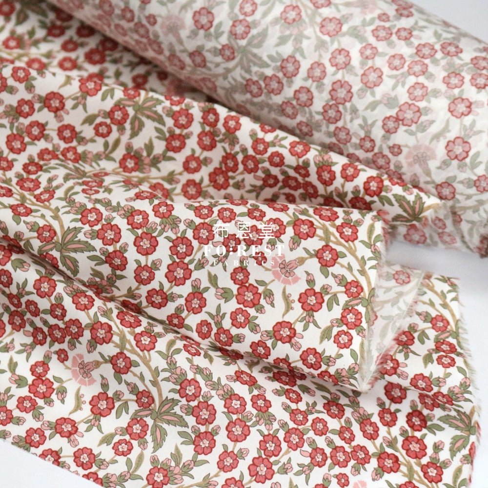 Liberty of London (Cotton Tana Lawn Fabric) - Empress - FO:REST Fabric 布恩堂Liberty fabrictana lawnjapanese fabricykk zipper