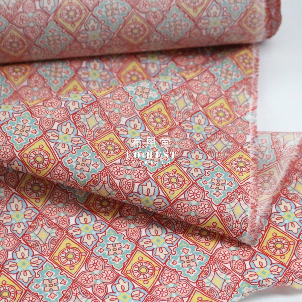 Liberty of London (Cotton Tana Lawn Fabric) - Enamour - FO:REST Fabric 布恩堂Liberty fabrictana lawnjapanese fabricykk zipper