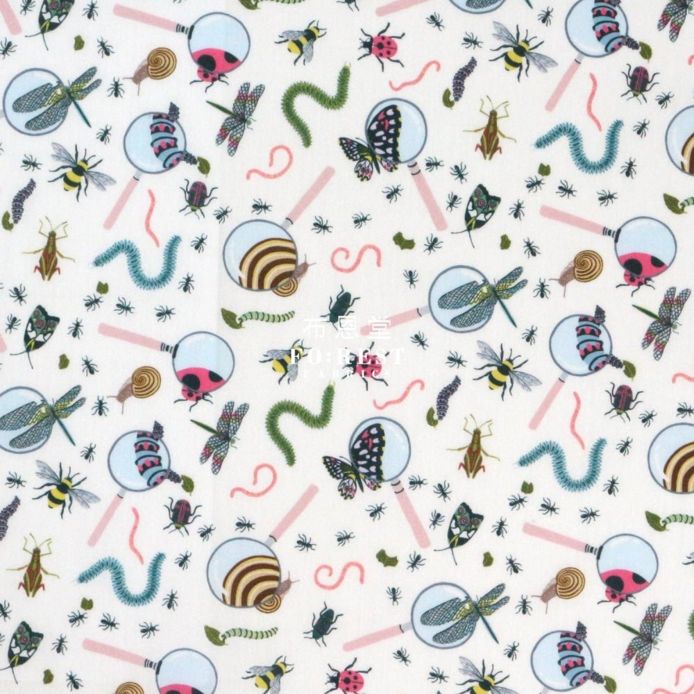 Liberty of London (Cotton Tana Lawn Fabric) - Eye Spy - FO:REST Fabric 布恩堂Liberty fabrictana lawnjapanese fabricykk zipper