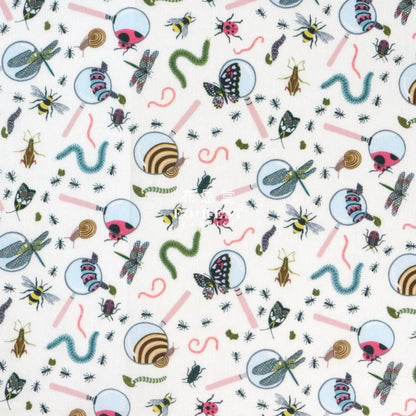 Liberty of London (Cotton Tana Lawn Fabric) - Eye Spy - FO:REST Fabric 布恩堂Liberty fabrictana lawnjapanese fabricykk zipper