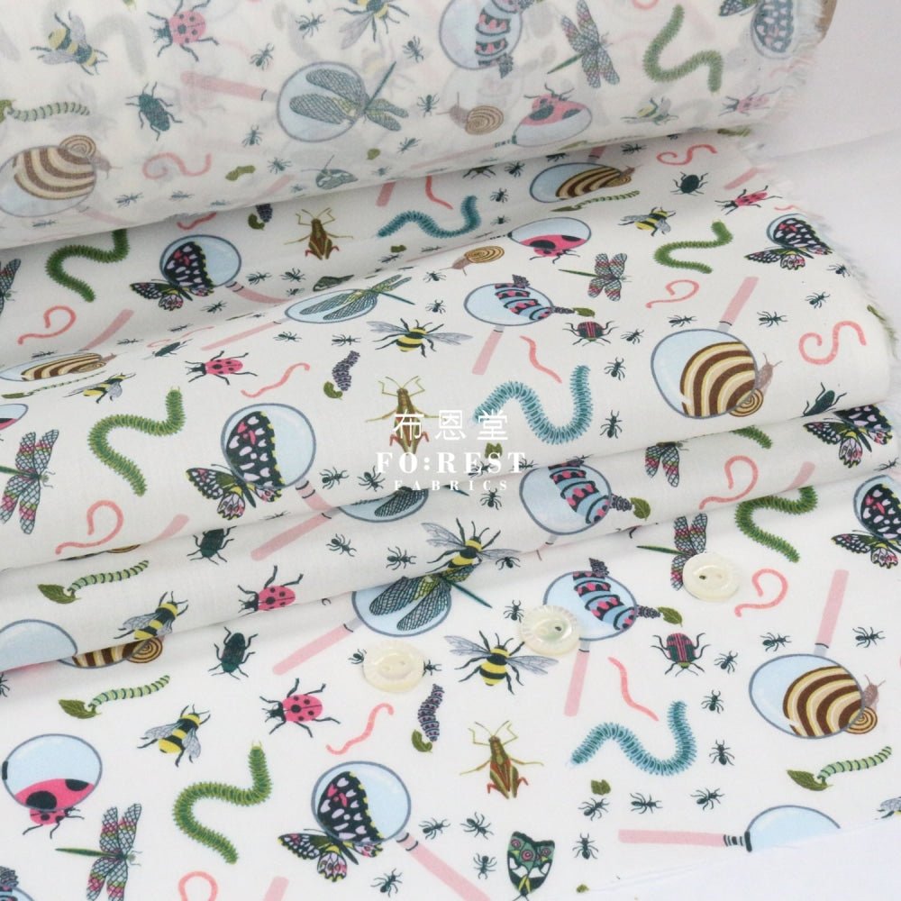 Liberty of London (Cotton Tana Lawn Fabric) - Eye Spy - FO:REST Fabric 布恩堂Liberty fabrictana lawnjapanese fabricykk zipper