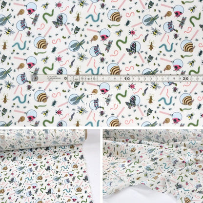 Liberty of London (Cotton Tana Lawn Fabric) - Eye Spy - FO:REST Fabric 布恩堂Liberty fabrictana lawnjapanese fabricykk zipper