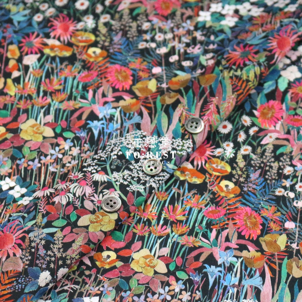 Liberty Of London (Cotton Tana Lawn Fabric) - Faria Flower Cotton